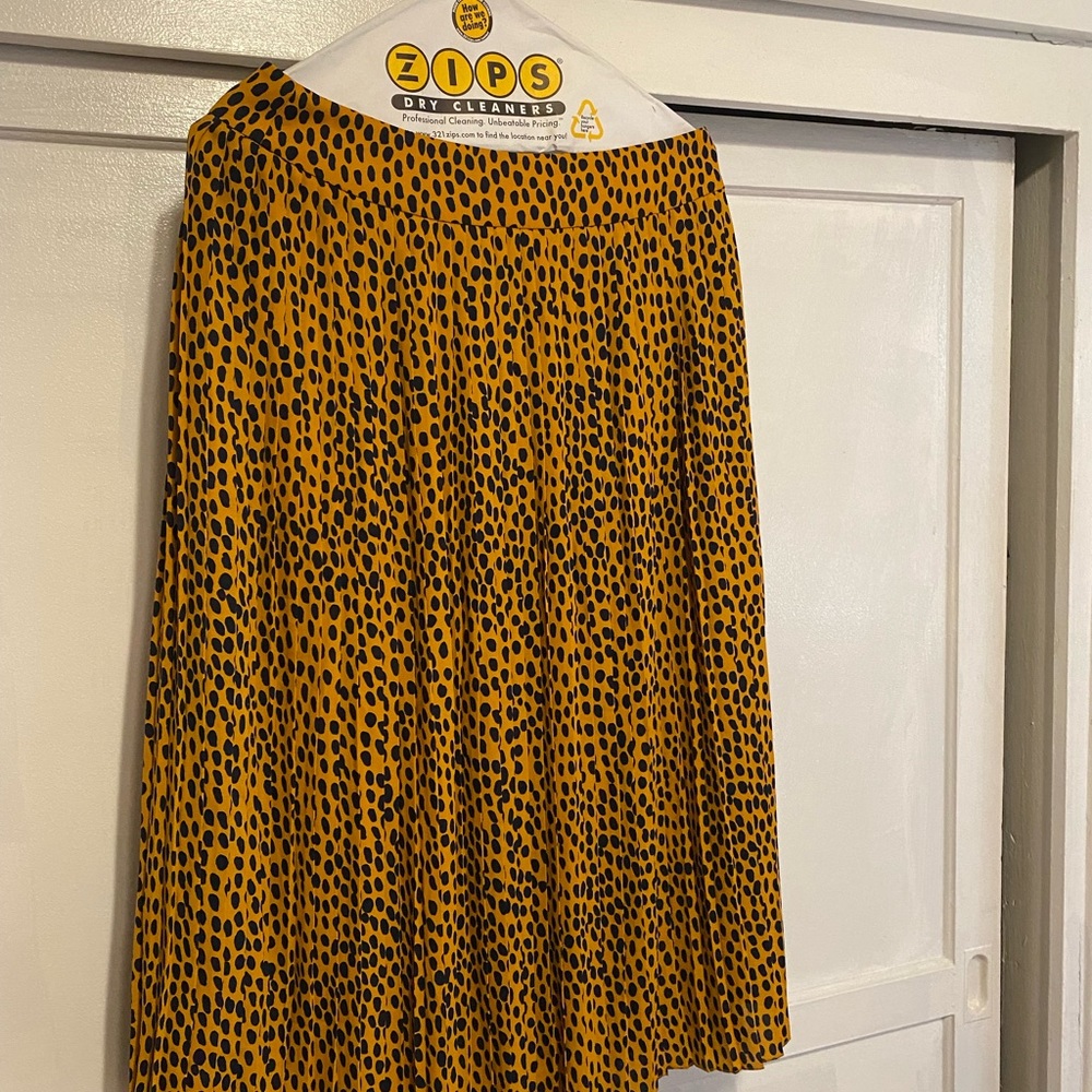 J. Crew brand new with tags leopard midi skirt